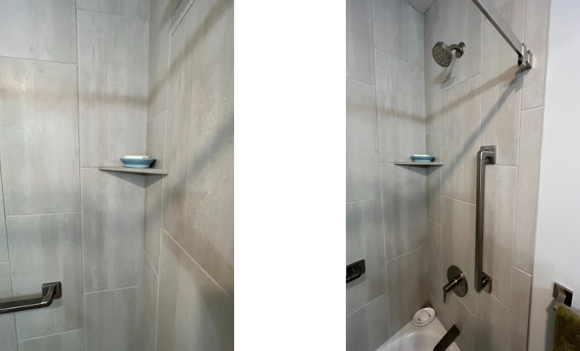 Timeless Tranquility A Modern Bathroom Redesign Bathroom near Ann